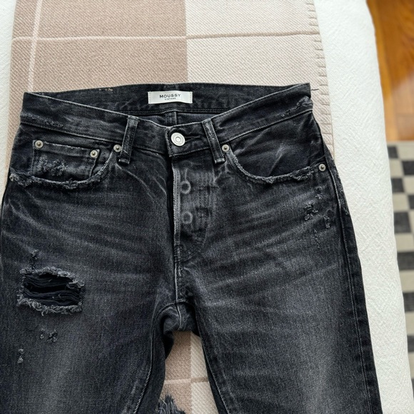 MOUSSY Vintage \ Kelley Tapered Jeans - Black - Picture 6 of 9